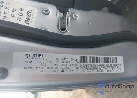 2017 Dodge Journey Sxt from USA, damaged, VIN 3C4PDCBG8HT511355